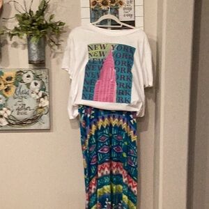 Charlee multiple colors maxi skirt match it with graphic tee